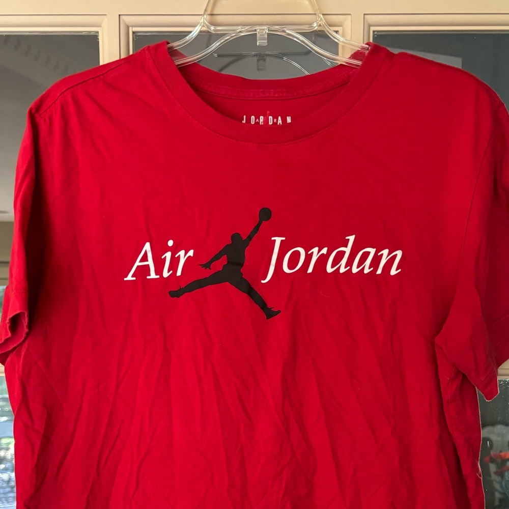 Jordan Men's Red Logo T-Shirt